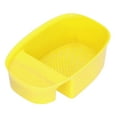 thumbnail image 5 of Cesta de drenaje para fregadero, colador de malla en forma de silla de montar para el hogar, residuos de cocina, verduras, frutas, amarillo, 5 of 5