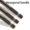 thumbnail image 4 of 7Pcs Glass Cross Spear Head Drill Bits Tungsten Carbide Glass Drilling Bit Set Tile Marble Mirror Drill Wall Bottle Cutting Tool, 4 of 5