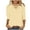 Beige, variant on Fall New Trendy 2024!Brilliant Womens Tops Long Sleeve Plus Size Casual V-Neck 3/4 Sleeve Tops Orange S