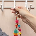 thumbnail image 5 of BESTYASH 2Ud Accesorio Para Colgar En Con Peluda Y Borla Color Rosy Atractivo, 5 of 5