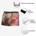 thumbnail image 3 of Pofeuu Haired White Horse Print Men’s Boxer Briefs, Moisture-Wicking Underwear, Regular,Trunk-Medium, 3 of 5