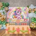 thumbnail image 3 of Unicorn Mermaid Butterfly Backdrop Childr's Birthday Party rations Banner Poster Background Fairy Forest Photoz, 3 of 8