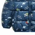 thumbnail image 5 of Owordtank Winter Fleece Lined Hooded Zip Jacket Coats for Toddler Kids Boys Girls, 5 of 5