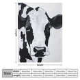 thumbnail image 4 of ARISTURING Cow Print Throw Blanket, Adorable Super-Soft Extra Cow Throw Blanket for Women, Girls, Teens and Children, Cute Cow Blanket Warm Plush and Cozy Throw, 4 of 6