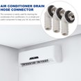 thumbnail image 3 of 3 conectores de manguera de drenaje de aire acondicionado, adaptador de codo para unidad dividida de 40 mm, compatible con unidades de aire acondicionado de ventana Midea de 15 mm, 3 of 7