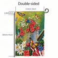 thumbnail image 3 of PHYHOO Summer Welcome Garden Flag Double Sided, House Yard Outdoor Decor, Seasonal Arrangement Home Outside lawn Farmhouse Decoration White, 3 of 6