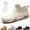 Beige, variant on Wide Width Rain Boots, Womens Waterproof Non-slip Rain Boots for Outdoor, Trendy Short Yellow Rainies for Women Men, Anti-Slipping Fishing Garden Mud Rubber
