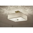 thumbnail image 2 of 43693NBR Kichler Lighting Shailene - 3 Light Semi-Flush Mount - 18 inches wide-Natural Brass Finish, 2 of 5