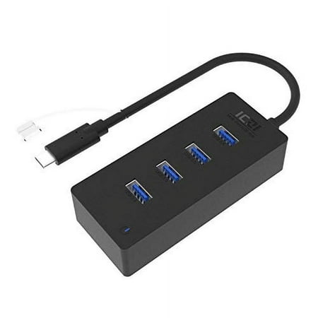 ICZI USB C Hub with 4 USB 3.0 Ports for MacBook, Chromebook Pixel, Acer Aspire, ASUS and Type C Devices