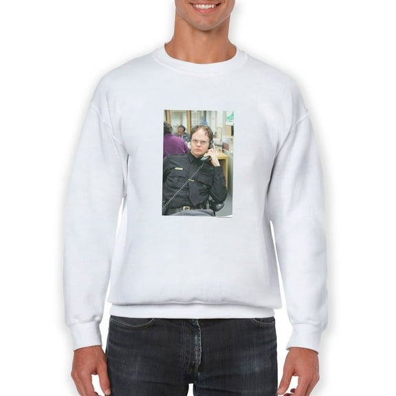 Dwight Security Sweatshirt Men The Office, Male x-Large