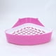 thumbnail image 4 of Inodoro para mascotas, caja de arena de esquina para hámster de animales pequeños, chinchilla, conejillo de indias, color rosa hurón, 4 of 5