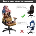 thumbnail image 4 of KUIFORTI Black Horse Gaming Chair Covers Slipcovers with Armrest Covers Dust Protection Durable Computer Chair Slipcover Set Universal Fit Gaming Chairs Protector, 4 of 7
