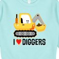thumbnail image 3 of Inktastic Construction Truck I Love Diggers Toddler Sweatshirt, 3 of 4