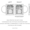 thumbnail image 5 of CTDream Funny 11oz. Ceramic Coffee Tea Mug Thank You Gift, Guitar Teacher Nutritional Facts, 1-Pack, 5 of 7