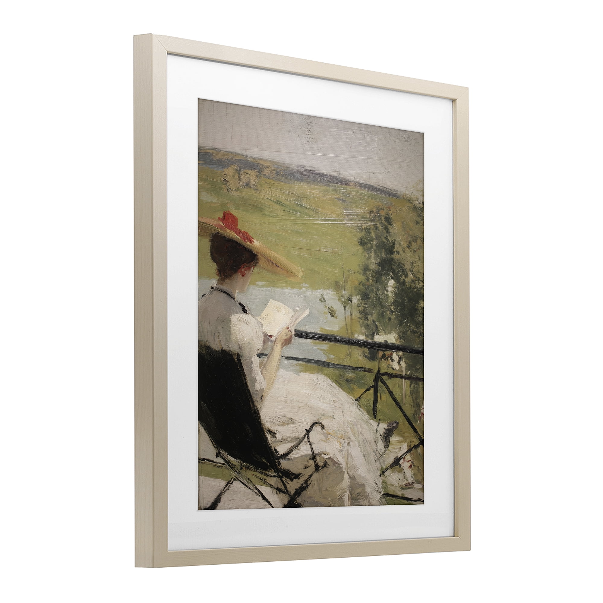 Stupell Industries In The Comfort Of Pages Birch Framed Print Under Glass, design by Svetlana Aleynikova