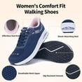 thumbnail image 5 of MAYKX Wide Toe Box Womens Walking Shoes with Arch Support | Slip On Tennis Shoes | Orthotic Sneakers for Plantar Fasciitis Size 6-11, 5 of 6