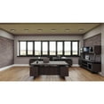 thumbnail image 3 of Mirella 72" Hutch with Glass Doors in Southern Tobacco, 3 of 5