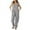 Gray, variant on Fancifize Women Overalls Romper Casual Loose Fit Jumpsuit Adjustable Straps Sleeveless Linen long Pants Festival Street Style with Pocket XXL,Gray
