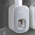 thumbnail image 3 of Dispensador Automático De Pasta De Dientes 3xABS, Ahorro De Espacio Para Accesorios De Baño Domésticos, Color Gris, 3 of 7
