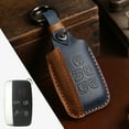 thumbnail image 1 of Bgsha Leather Car Key Fob Case Cover Holder For Jaguar XE XF XJ F-Pace F-Type, 1 of 10