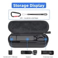 thumbnail image 3 of Likrtyny Estuche Transporte Rígido Almacenamiento Portátil A Prueba Golpes para DJI OSMO Pock3 (negro), 3 of 9
