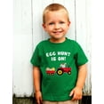 thumbnail image 3 of Tstars Boys Unisex Eggs Hunt Tractor Easter Holiday Kids T Shirt, 3 of 5