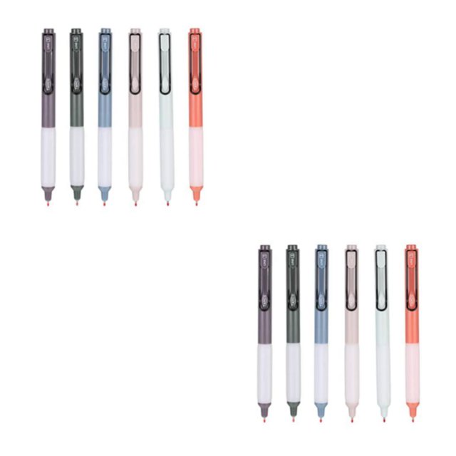 yingyy 6x Fine Point Pen For Precision Writing Durable Ink Comfortable Grip Black Ink Smooth Writing Pens multi color 2Set
