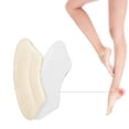 thumbnail image 3 of 4Pc Heel Grips Liner For Men Women, Back Heel Cushions Pads Insert To Prevent Heel Slipping, 4D Design Adjustable Size Soft Comfortable Anti-Friction Invisible Half Size Heel, 3 of 4