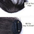 thumbnail image 6 of Happydeer Fashion Ladies Thin Clip On Air Bang Front Fringe Wig Hair Extension Hairpiece, 6 of 13