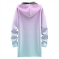 thumbnail image 4 of idosla Long Fleece Hoodies for Women Zip Up Hoodie Trendy Casual Oversized Tunic Sweatshirts Fall Winter Jacket Coat Outerwear (Purple, L), 4 of 5