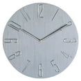 thumbnail image 1 of Reloj de pared moderno silencioso de 12 pulgadas, relojes de pared decorativos que funcionan con pilas para gris, 1 of 8