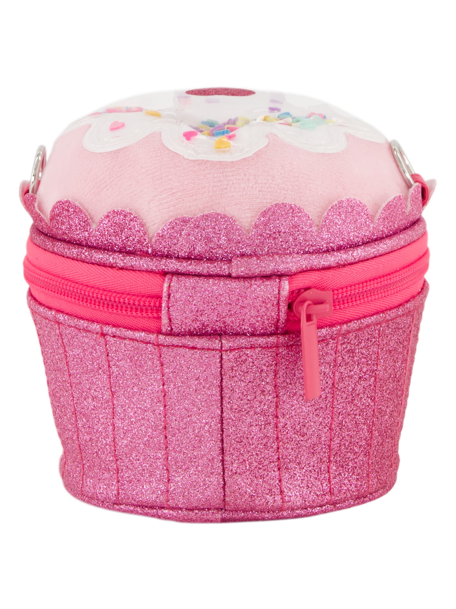 Claire's Club Pink Cupcake Crossbody Bag – Cute & Colorful Shoulder Purse for Kids, Female