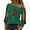Dark Green, variant on Women Christmas Outfit Off Shoulder Long Sleeve T Shirt with Elegant Lace Detail for Daily Wear and Comfortable Casual Outfit Red M