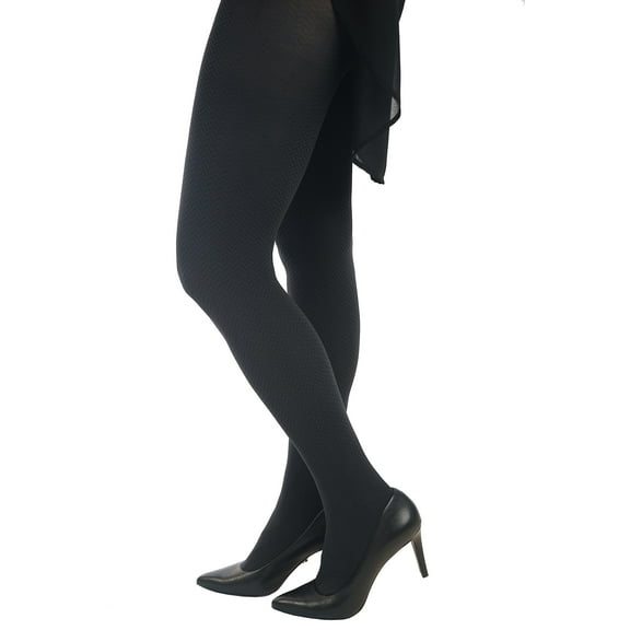 Lupo Women's Chevron Pantyhose Tweed Pattern 70 Denier