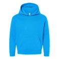 thumbnail image 1 of LAT Apparel Sudadera con capucha de forro polar para jóvenes - XS - Turquesa LAT 2296, 1 of 1