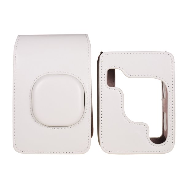 Estuche para cámara instantánea de tamaño compacto Bolso de cuero de PU con hombro