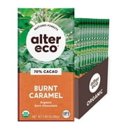 (12 Pack)Alter Eco Organic Chocolate 70% Dark Salted Burnt Caramel, 2.82 oz.