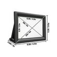 thumbnail image 2 of VEVOR Inflatable Movie Screen 20FT Inflatable Projector Screen for outside with 350W Air Blower Inflatable Screen Oxford Fabric Material Blow Up Screen for Outdoor Movie Supports Front/Rear Projection, 2 of 9
