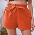 thumbnail image 2 of Moda mujer pantalones cortos de chándal verano Casual suelto Bandag sólido cintura alta pantalones cortos Fridja  fhjkhfk458798, 2 of 8