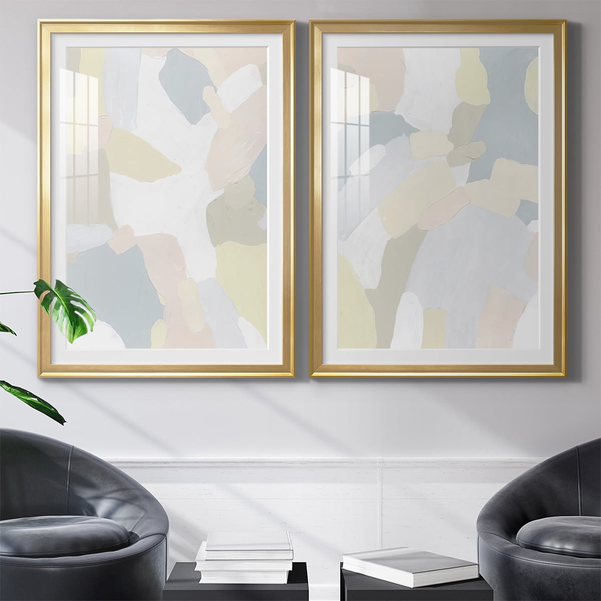Wexford Home Sweet River I Premium Framed Print, 26.5" x 36.5" - Ready to Hang, Gold (Set of 2)