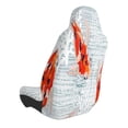 thumbnail image 4 of Lsque Koi Fish Corals,Spring Summer Pattern Car Seat Covers for Front Seats , Waterproof Seat Covers for Cars, Sporty Front Seat Covers,Car Seat Cover Protector Front Seats, 4 of 5