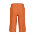 thumbnail image 5 of ABATAB Women's Bermuda Shorts Lightweight Casual Lounge Shorts Wide Leg Baggy Golf Hiking Travel Shorts with Pockets, 5 of 7