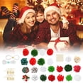 thumbnail image 4 of Juego De Cuentas Coloridas De Navidad De 24 Cuadrículas, Cuentas De Cristal, Pulsera, Pendientes, Juego De Fabricación De Joyas Diy Kearding AP007572-01, 4 of 6