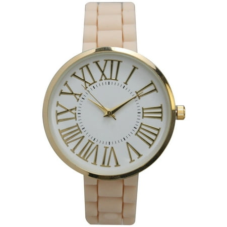 Women's Oversized Face Silicone Watch