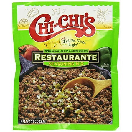 Chi Chi's Fiesta Restaurante Seasoning Mix 0.78 OZ (Pack of 3)