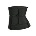 thumbnail image 4 of Fangasis Ladies Waist Trainer Solid Color Trimmer Tummy Control Body Shaper Women Casual Cincher Workout Holiday Slimmer Belly Band Black S, 4 of 9