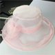 thumbnail image 1 of Sombrero de sol elegante estilo coreano con diseño de flores y malla retro, sombrero de ala grande para vacaciones, sombrero de mujer, sombrero de sol para viajes, 1 of 4