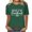 Green, variant on Fesfesfes Women's T Shirts Fashion Women Round-Neck Short Sleeve Print Casual T- Shirt Blouse Tops Tees for Women S(US:4)