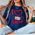 thumbnail image 2 of I Love My Boyfriend – Cute Valentine T-Shirt, 2 of 5