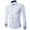 White, variant on QingYiHua Mens Dress Shirts Regular Fit Long Sleeve Button Down Turndown Collar Business Dress Shirts Clearance